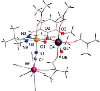 Figure 16 : Complexe 3d-4f : Nickel-Gadolinium 