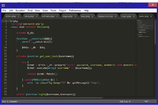 Fig. II.6  :  Interface de SublimeText2