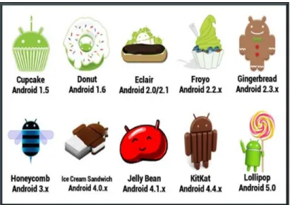 Figure II 16 : Versions d’Android