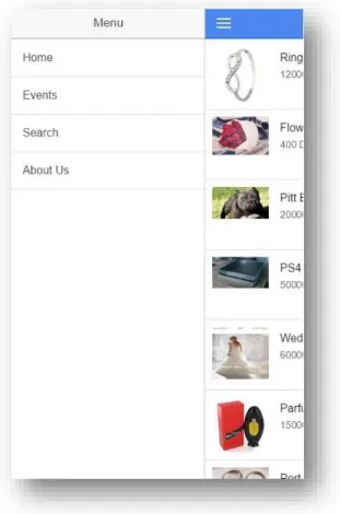 Figure 17: Interface Menu.