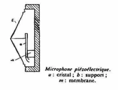 Figure 11. Le microphone piézoélectrique 