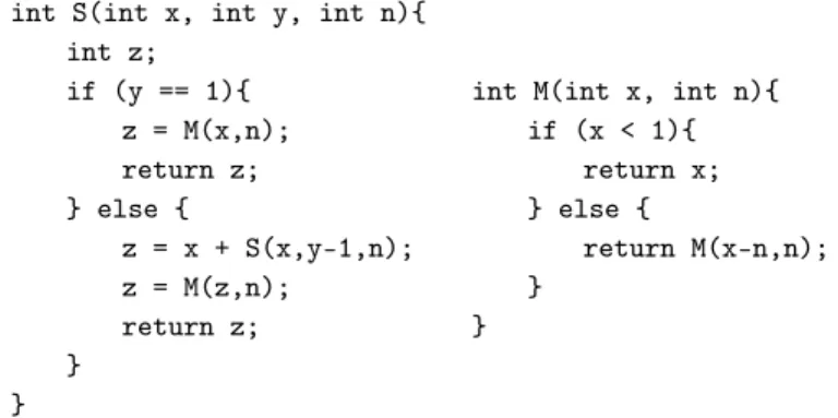 Figure 11: Mutually recursive functions