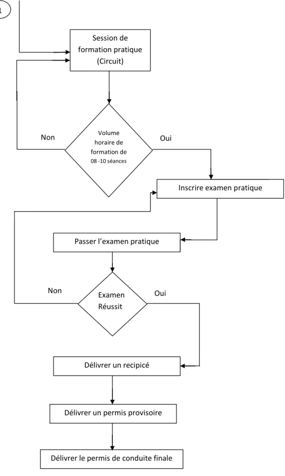 Figure 1.3 : Procédure  d’obtention du permis de conduire