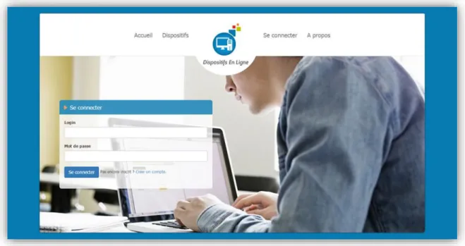 Figure III-4: Page Se connecter 