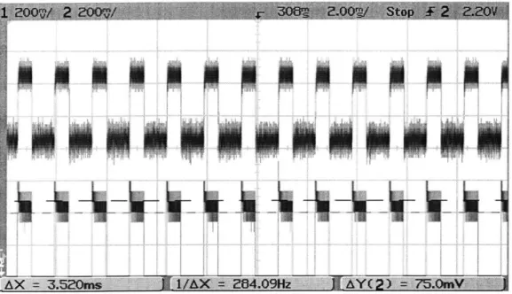 Figure  13: Analog  relayed  signal  and  transmitted signal at baseband  with noise.