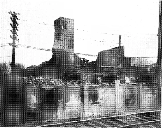 Figure 15 Exterior view of warehouse following fire.