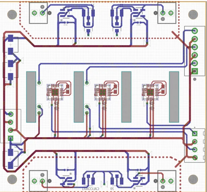 Figure 3-9: The board schematic of the other main PCB board., which complements the boards shown in Figure 3-8.