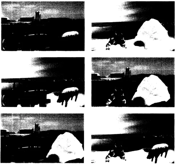 Figure  1. Example stimuli. Top: Consistent, Middle: Inconsistent; Bottom (Experiment 3 only): Unrelated In Experiments 1 &amp; 2 one object was removed in halfof  the trials.