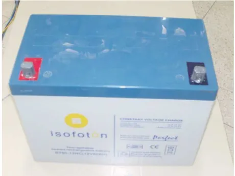 Figure III.5 : Batterie Isofoton 12V 80Ah