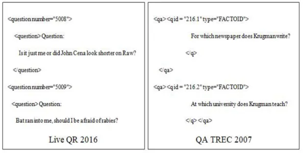 Figure 4: Extrait de test TREC