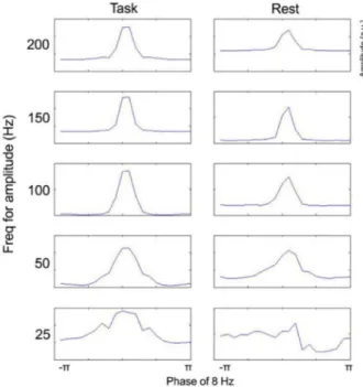 Figure 1. Power Spectra and Cross-frequency Coupling in ECoG Data