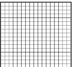 Figure 7: Diagramless Crossword Puzzle Style Grid 