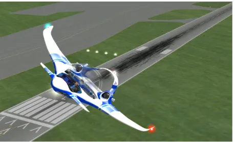 Figure 1-1: The Personal Air Vehicle simulated using X-Plane