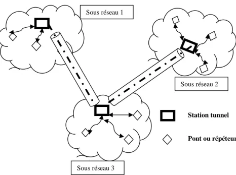 Figure 1.7 : Architecture logique du réseau MBone.   