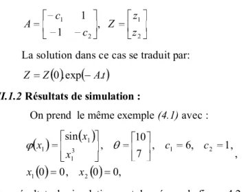 Figure 4.2. Résultat de simulation dune commande backstrpping approche                                                          Non-adaptative   
