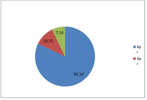 Figure 06: Paragraphs’ Number of the Experimental Group. 