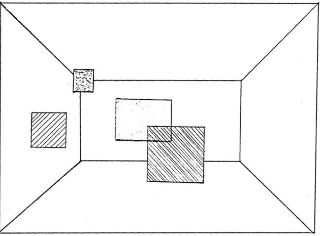 FIGURE  4:  A  sketch  of  the  large  screen  display for  the  Spatial Audio  Notemaker