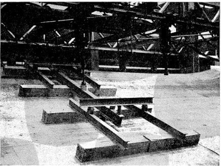 FIG. 4.-Hydraulic  Jack  Loatling  Divided  into Four Equal Line Loads  by  Whiffletrees
