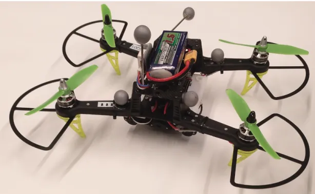 Figure 2-5. Quadrotor vehicle used for the dynamic landing experiments.