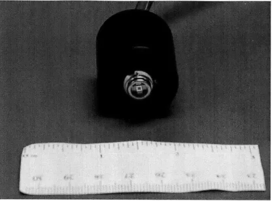 Figure  2-8:  Picture  of the SPOT-4DMI  quad  cell,  mounted on  plastic  housing  for use with  the  UDT  Model  431  X-Y  Position  Indicator.
