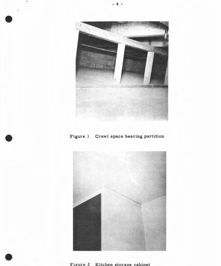 Figure 1 Crawl space bearing partition