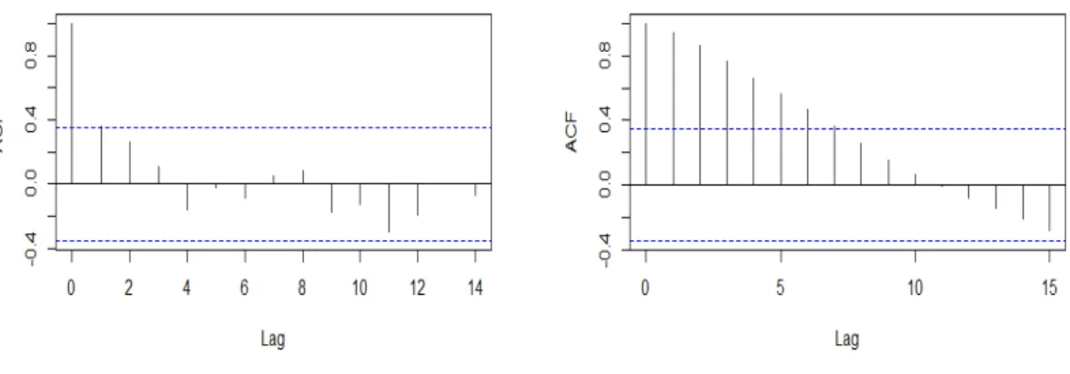 Figure 1.4: The sample autocorrelation function (SACF)