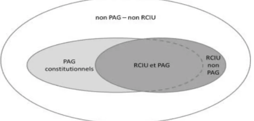 Figure 2.1 Recoupement entre PAG et RCIU  94