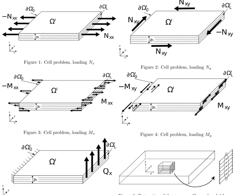 Figure 1: Cell problem, loading N x