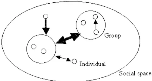 Figure  1.2  Interfaces  in  a  social  system.