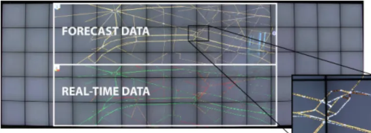 Figure 4. Context aware tool-palettes for modifying road (left) and in- in-tersection settings (right).