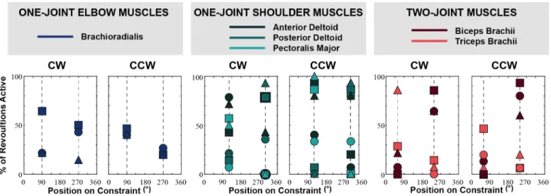 Figure  5  shows  that  counter  to  this  prediction,  muscle  activation was different in each movement direction