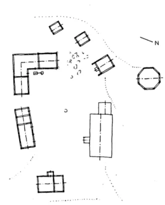 Fig.  11.1  A typical cluster of  Karelinian  farm buildings