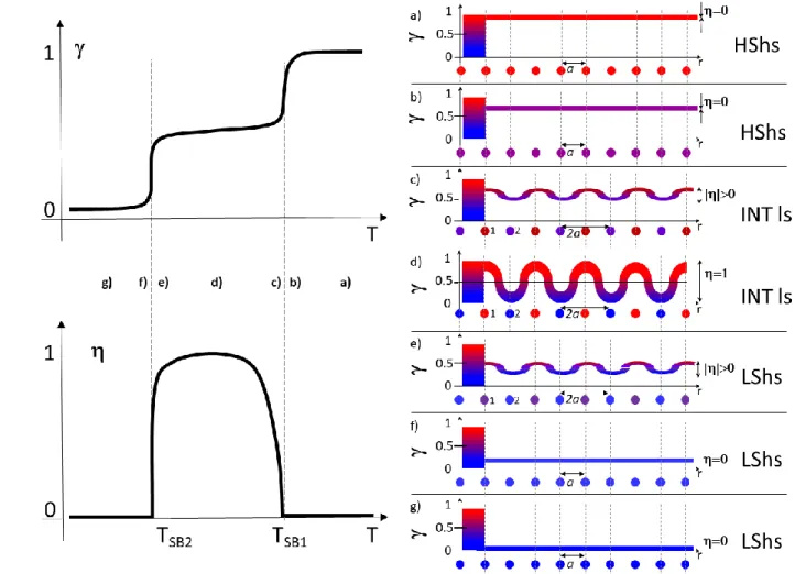 Figure 11 Schematic representation of the average HS fraction 