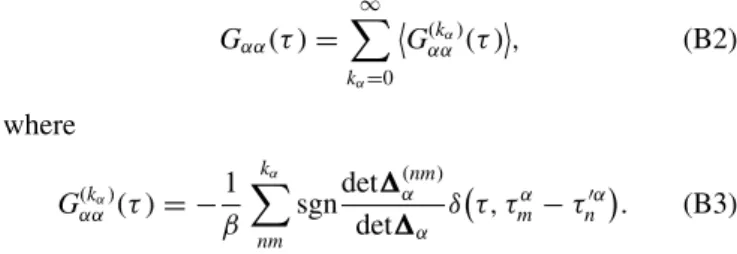 FIG. 9. Filling dependence of the total energy measured by CT-HYB and in the Hubbard-I approximation at the high temperatures T = 1.0 and T = 4 