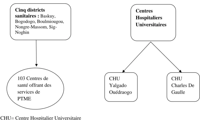 Figure  6:  Profil  de  l'étude  sur  l'accessibilité  du  diagnostic  et  du  traitement  antirétroviral  précoce dans la région de Ouagadougou, Burkina Faso, en 2011