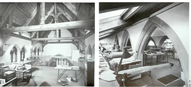 Figure 5.9: St. Michaels as Office       Figure 5.10: St. Michael’s Office Detail 