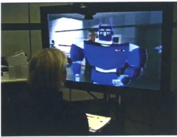Figure  3:  User  interacting  with  MACK