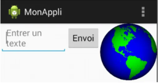Figure 3.11 – Animation en LinearLayout