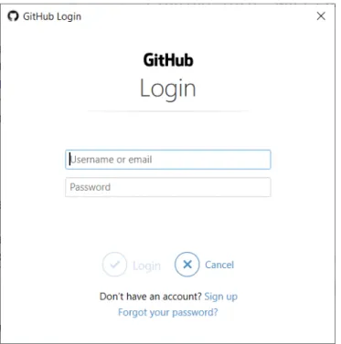 Fig. 3.8 : Création d’un dépôt sur GitHub.