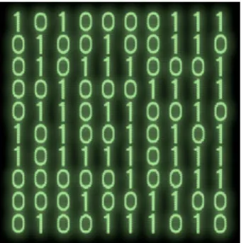 FIGURE : Toute information traitée par l’ordinateur est sous forme binaire