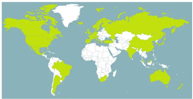 Figure 2 : Pays membres du GAFI 