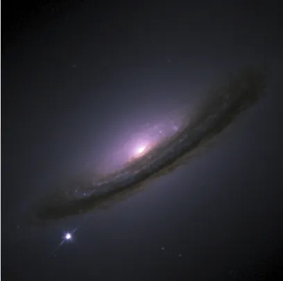 Figure 1.7: Le point lumineux en bas à gauche de l’image est la supernova SN1994D, observée dans la galaxie NGC 4526