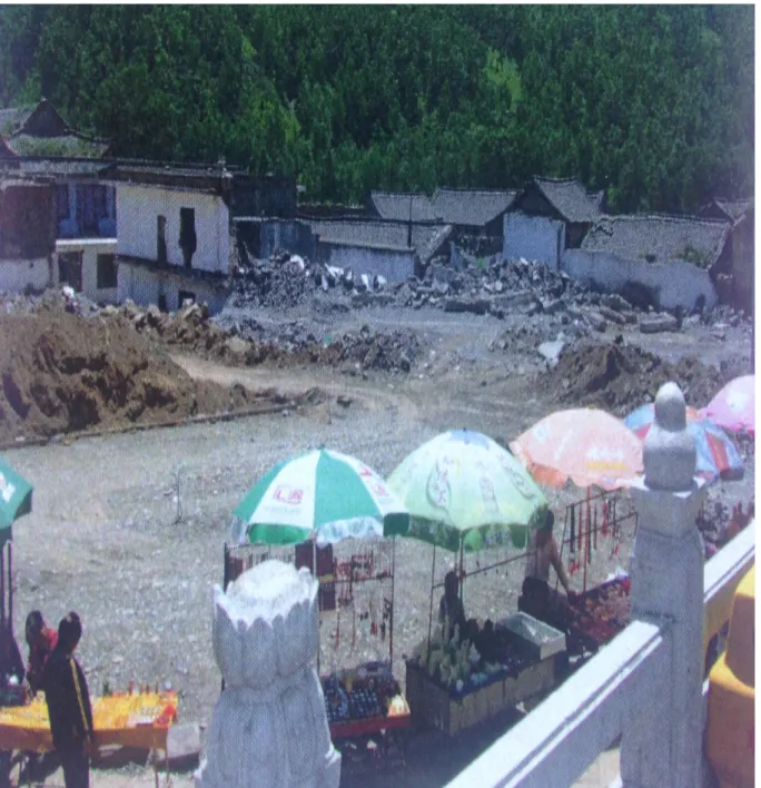 Figure   16   :   Démolition   des   résidences   à   Taihuai  