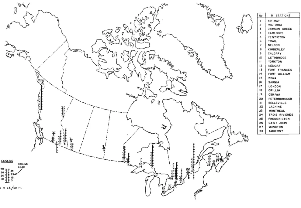 FIGURE 2 B STATION LOCATIONS AND THEIR