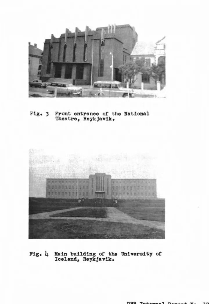 Fig. 4 Main building of the University or Iceland, Reykjavik.