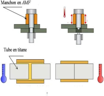 Figure 1.5 – Accouplement de tube en titane.