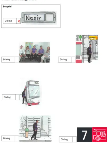 Abb. 5: Selektives Hörverstehen, Einstufungstest (i. A. an Feldmeier 2010d, S. 25) 