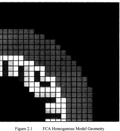 Figure 2.1  FCA Homogenous Model Geometry