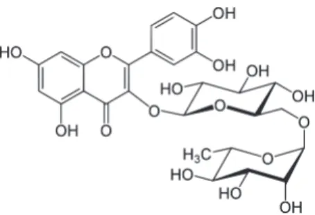 Figure 7 : Structure de l’hespéridine et de la narirutine. 