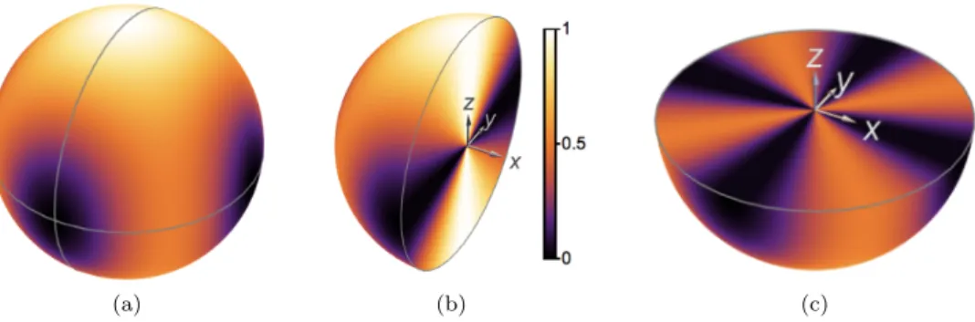 FIG. S1. Structure of the 4–fold pinch point (4FPP) associated with rank–2 U (1) [R2–U1] gauge theory
